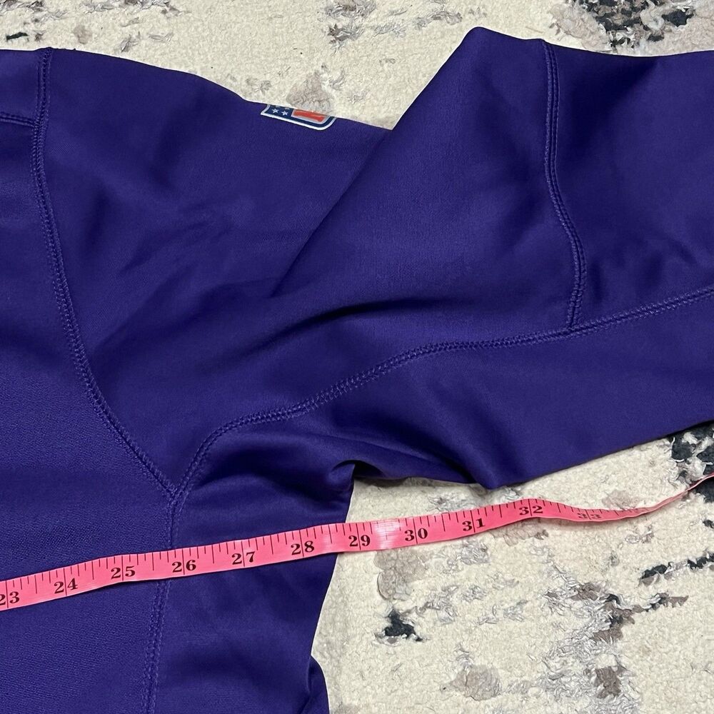 Minnesota Vikings Hoodie Mens 2XL Purple Nike On Field Dri Fit Full Zip NFL - Picture 6 of 11